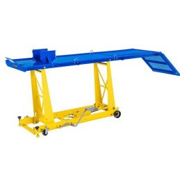 Platforminis keltuvas motociklo stalinis keltuvas motociklams su rampa 450kg 220 x 68 cm MSW MHB-450-780.2