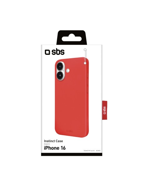 
„iPhone 16 Instinct“ dėklas – raudonas
