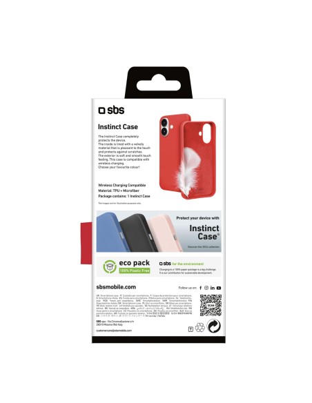 
„iPhone 16 Instinct“ dėklas – raudonas
