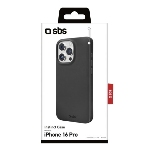
„iPhone 16 Pro“ „Instinct“ dėklas – juodas
