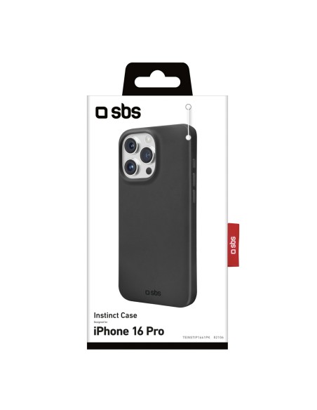 
„iPhone 16 Pro“ „Instinct“ dėklas – juodas
