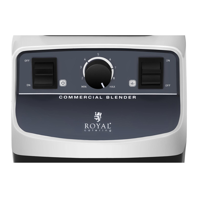 Blenderio puodelio maišytuvas su dangteliu 32000 aps./min 1500W Royal Catering RCMB-2LB