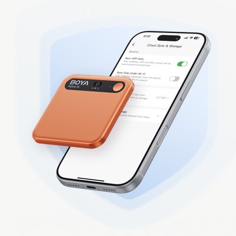 
Diktofonas su dirbtinio intelekto transkripcija 64 GB 610 mAh – oranžinis
