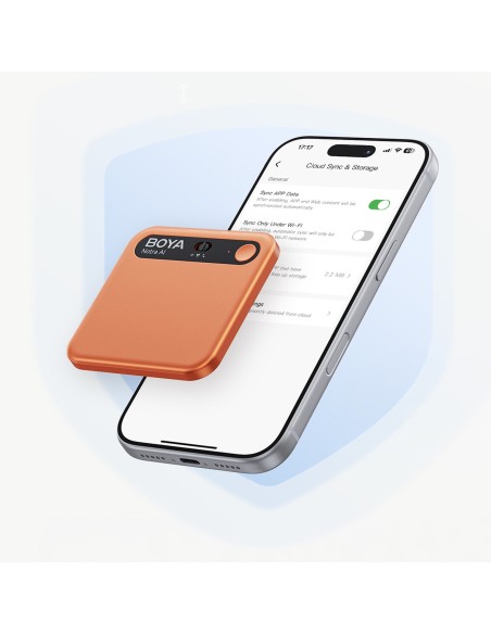 
Diktofonas su dirbtinio intelekto transkripcija 64 GB 610 mAh – oranžinis
