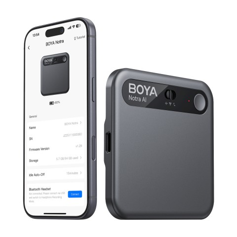 
Diktofonas su dirbtinio intelekto transkripcija 64 GB 610 mAh - juodas
