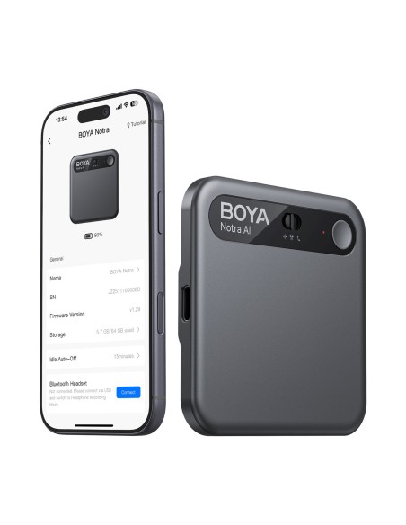 
Diktofonas su dirbtinio intelekto transkripcija 64 GB 610 mAh - juodas
