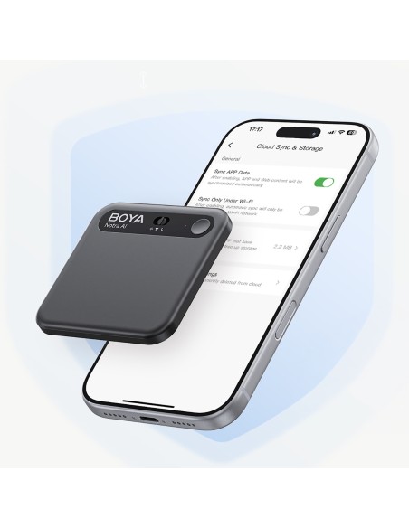 
Diktofonas su dirbtinio intelekto transkripcija 64 GB 610 mAh - juodas
