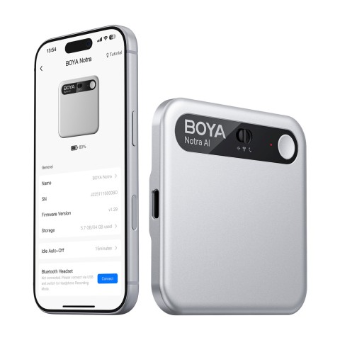 
Diktofonas su dirbtinio intelekto transkripcija 64 GB 610 mAh - sidabrinis
