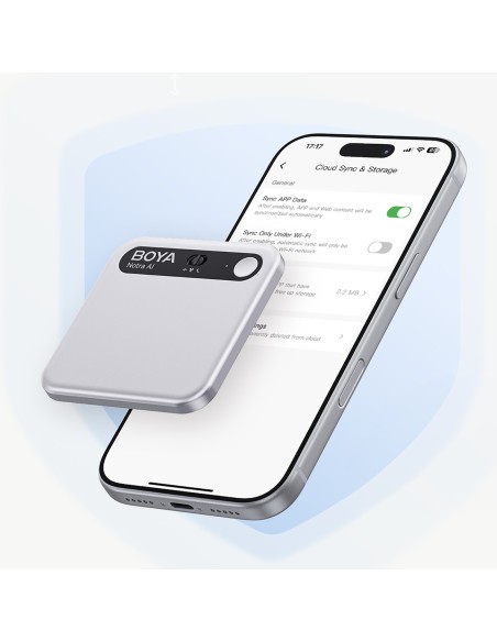 
Diktofonas su dirbtinio intelekto transkripcija 64 GB 610 mAh - sidabrinis
