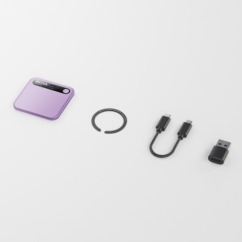 
Diktofonas su dirbtinio intelekto transkripcija 64 GB 610 mAh – violetinė
