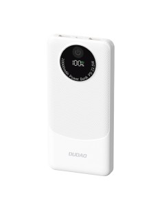 
Nešiojamoji baterija K12 10000mAh USB-A USB-C PD 22.5W - balta
