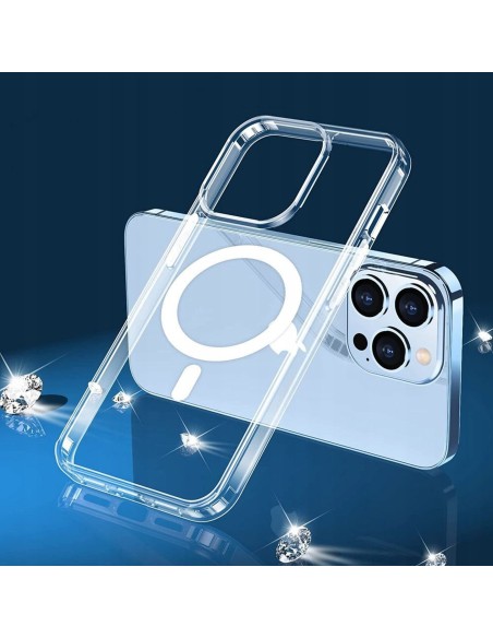 
„iPhone 13 MagMat MagSafe“ dėklas – permatomas
