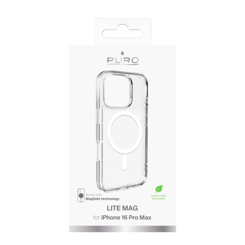
„iPhone 16 Pro Max MagSafe“ silikoninis dėklas – skaidrus
