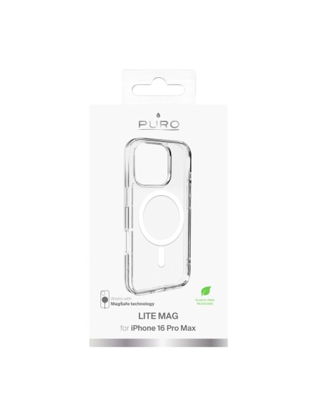 
„iPhone 16 Pro Max MagSafe“ silikoninis dėklas – skaidrus
