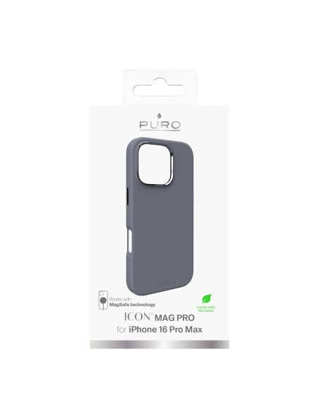 
„iPhone 16 Pro Max Icon Mag Pro MagSafe“ silikoninis dėklas – tamsiai pilkas
