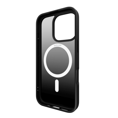 
„iPhone 16 Pro Max“ gradientinis „MagSafe“ silikoninis dėklas – juodas
