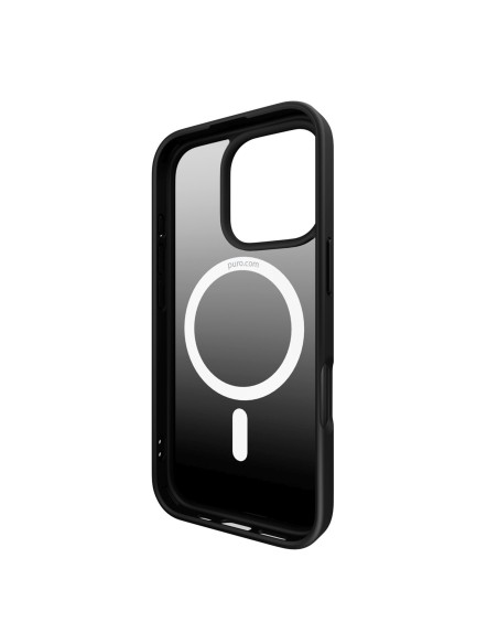 
„iPhone 16 Pro Max“ gradientinis „MagSafe“ silikoninis dėklas – juodas
