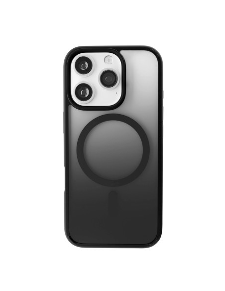 
„iPhone 16 Pro Max“ gradientinis „MagSafe“ silikoninis dėklas – juodas
