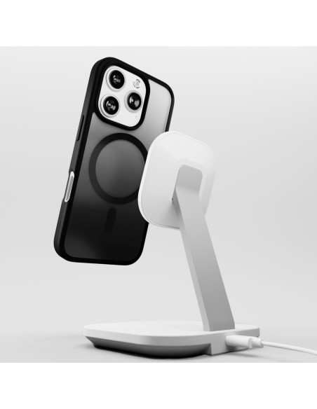 
„iPhone 16 Pro Max“ gradientinis „MagSafe“ silikoninis dėklas – juodas
