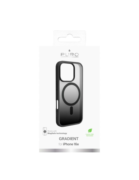 
„iPhone 16 Pro Max“ gradientinis „MagSafe“ silikoninis dėklas – juodas
