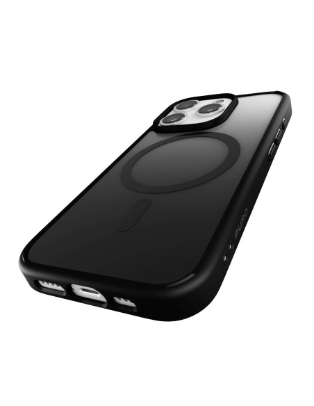 
„iPhone 16 Pro Max“ gradientinis „MagSafe“ silikoninis dėklas – juodas
