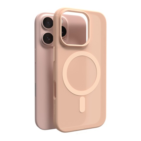 
„iPhone 16 Pro Max“ dienos šviesos „MagSafe“ silikoninis dėklas – smėlio spalvos
