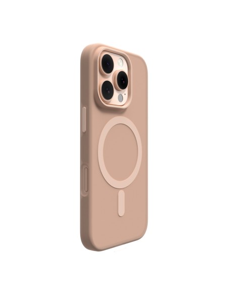 
„iPhone 16 Pro Max“ dienos šviesos „MagSafe“ silikoninis dėklas – smėlio spalvos
