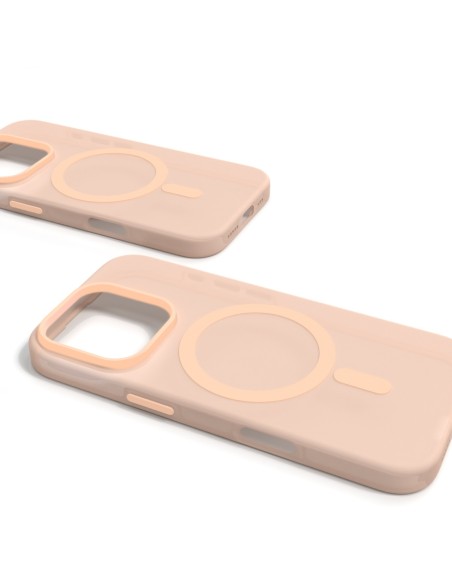 
„iPhone 16 Pro Max“ dienos šviesos „MagSafe“ silikoninis dėklas – smėlio spalvos
