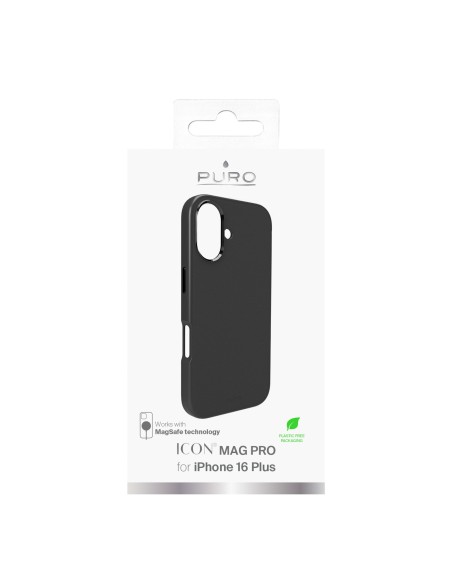 
„iPhone 16 Plus Icon Mag Pro MagSafe“ silikoninis dėklas – juodas
