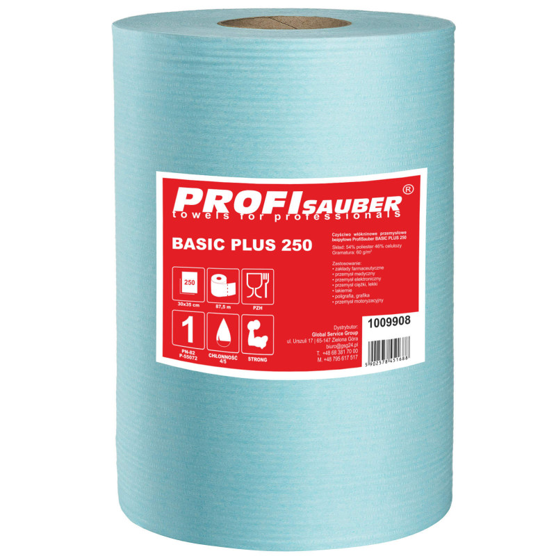 ProfiSauber BASIC PLUS 250 pramoninis neaustinis audinys be dulkių