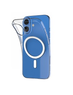 
Silikoninis dėklas, skirtas „iPhone 16 Plus 03 MagSafe“ – skaidrus
