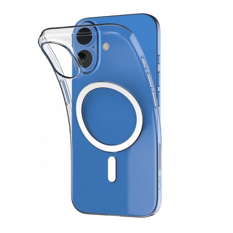 
Silikoninis dėklas, skirtas „iPhone 16 Plus 03 MagSafe“ – skaidrus
