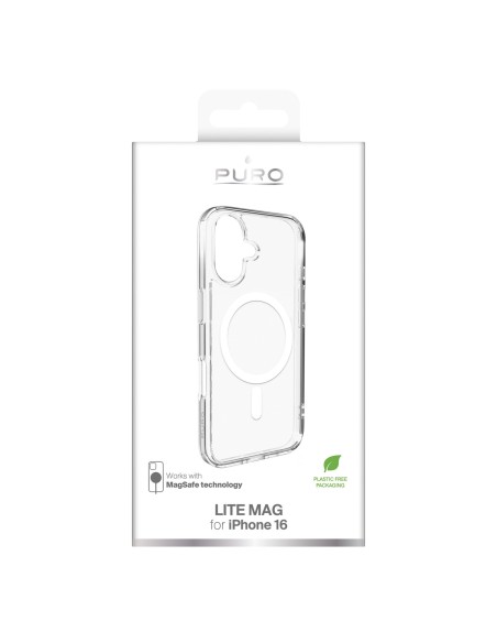 
„iPhone 16 Lite MagSafe“ silikoninis dėklas – skaidrus
