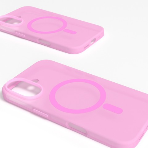 
„iPhone 16“ dienos šviesos „MagSafe“ silikoninis dėklas – rožinis
