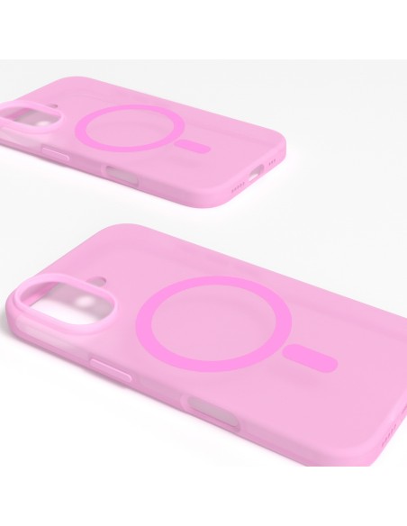 
„iPhone 16“ dienos šviesos „MagSafe“ silikoninis dėklas – rožinis
