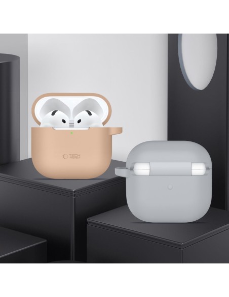 
Apple AirPods 4 silikoninis dėklas su kabliuku – žalias
