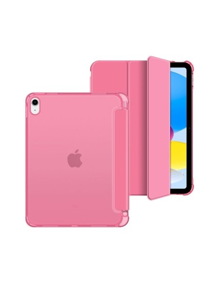 
iPad 10 / 2022 SC Pen hibridinis dėklas – rožinis permatomas
