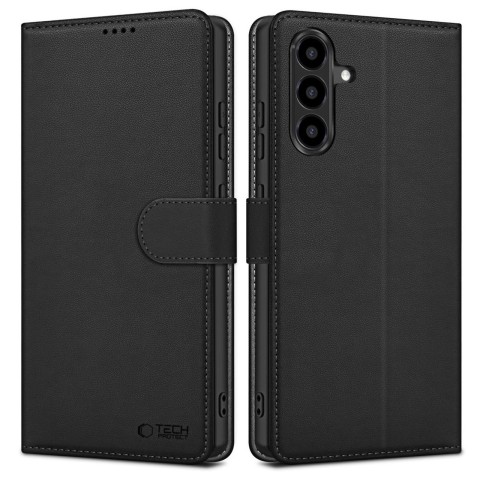 
„Samsung Galaxy A56 5G“ piniginės dėklas – matinės juodos spalvos
