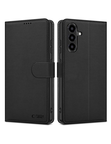 
„Samsung Galaxy A56 5G“ piniginės dėklas – matinės juodos spalvos
