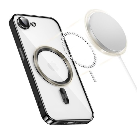 
iPhone 16e / 17e MagFlex MagSafe dėklas – permatomas
