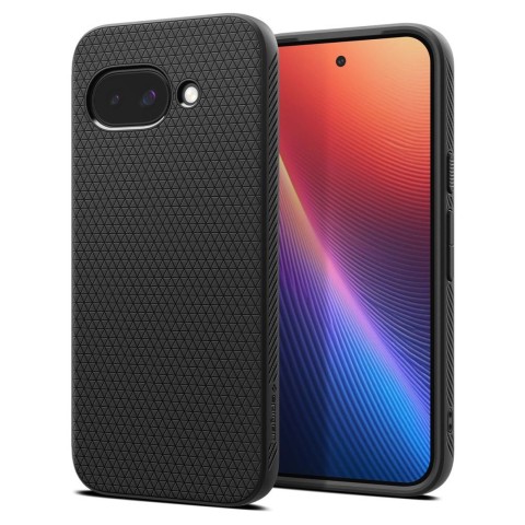 
„Google Pixel 9A Liquid Air“ dėklas – matinės juodos spalvos
