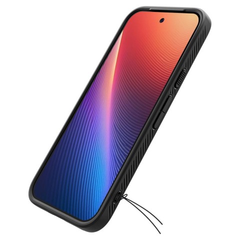 
„Google Pixel 9A Liquid Air“ dėklas – matinės juodos spalvos
