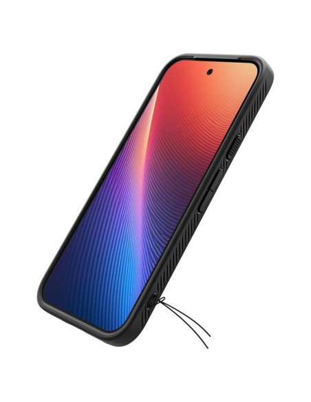 
„Google Pixel 9A Liquid Air“ dėklas – matinės juodos spalvos

