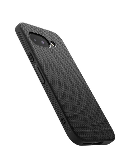 
„Google Pixel 9A Liquid Air“ dėklas – matinės juodos spalvos
