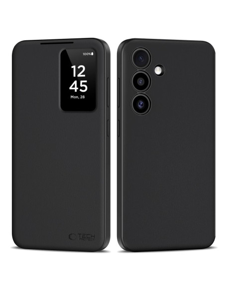 
„Samsung Galaxy S25“ išmanusis piniginės dėklas – matinės juodos spalvos
