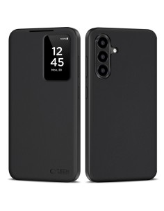 
Samsung Galaxy A56 5G išmanusis piniginės atverčiamas dėklas - matinės juodos spalvos
