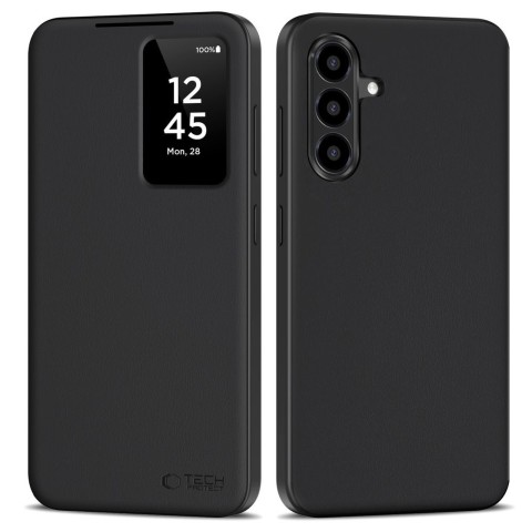 
Samsung Galaxy A56 5G išmanusis piniginės atverčiamas dėklas - matinės juodos spalvos
