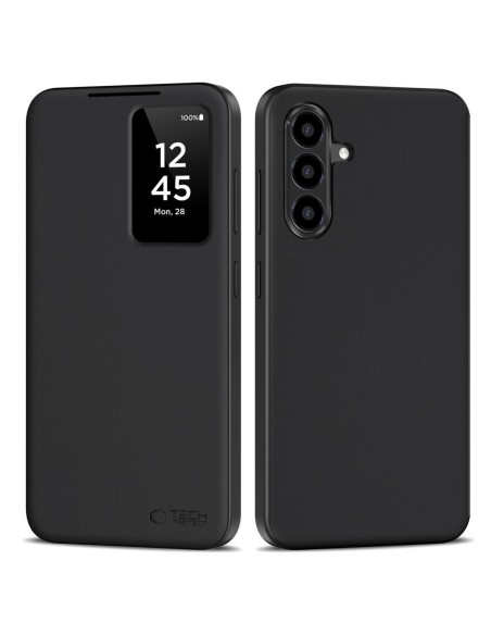 
Samsung Galaxy A56 5G išmanusis piniginės atverčiamas dėklas - matinės juodos spalvos
