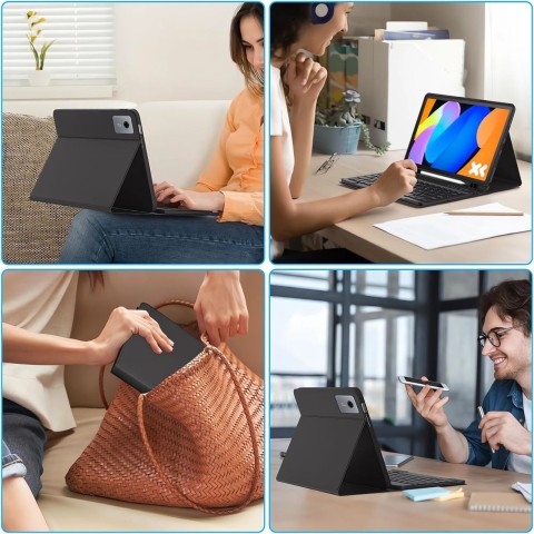 
Lenovo Idea Tab 11.0 TB-336 klaviatūros dėklas - juodas
