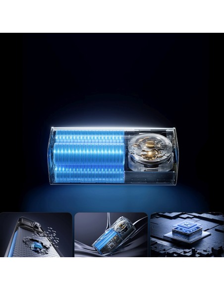 
„EnerGeek GR11“ 10000mAh išorinė baterija su ištraukiamu laidu, 100 W – pilka
